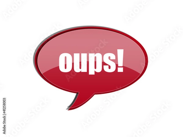 Fototapeta oups