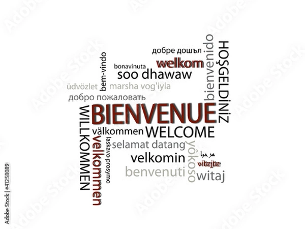 Fototapeta bienvenue