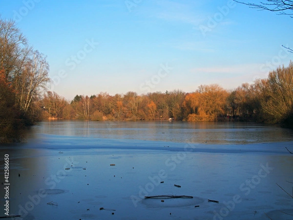 Obraz See im Winter