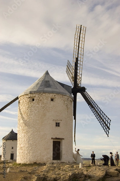 Obraz Molino de viento con Novia