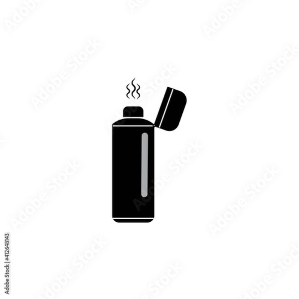 Fototapeta thermos logo icon vector