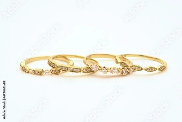 Obraz Simple Jewelry on white