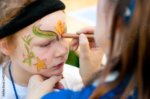 Obraz Kinderschminken