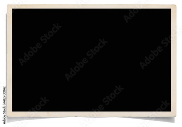 Obraz Vintage photo frame mockup shadow