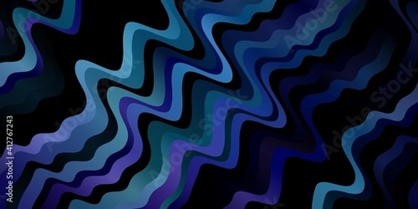 Obraz Dark Pink, Blue vector backdrop with circular arc.