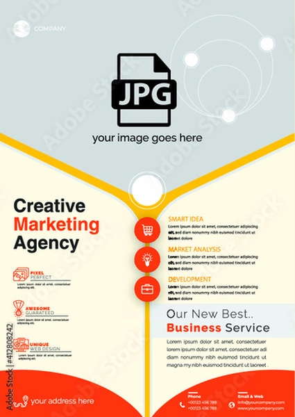 Fototapeta Real Estate Flyer