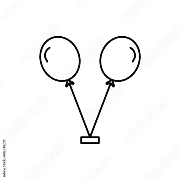 Obraz Balloon Icon Design Vector Illustration