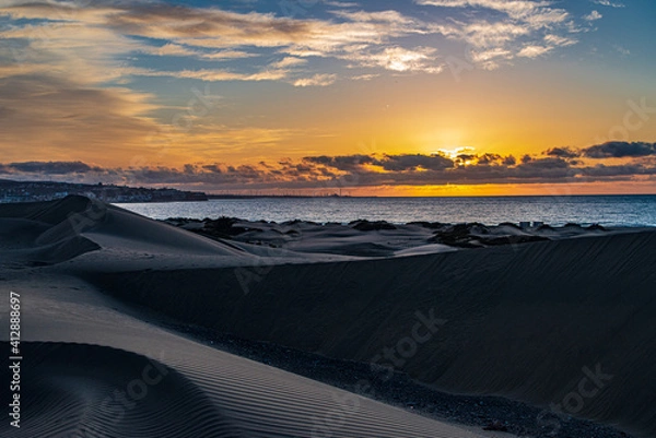 Obraz sunset at the beach