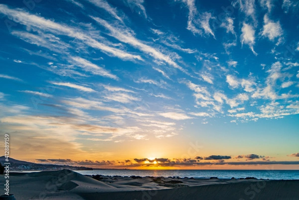 Obraz sunset over the sea