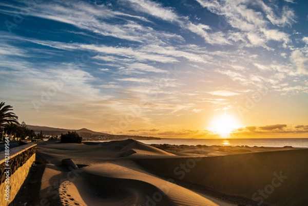 Obraz sunset on the beach