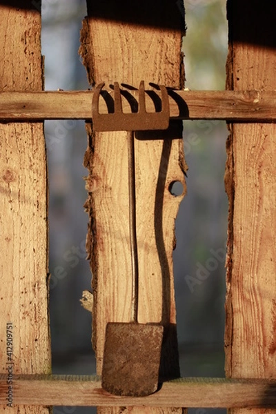 Obraz Vintage farm tools