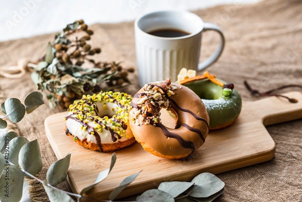 Obraz ドーナツとコーヒー