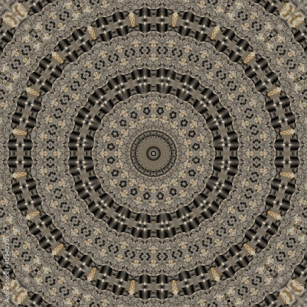 Fototapeta Abstract background pattern texture design. 3d illustration art for website, user interface theme, cover photo, interior decoration idea, new trendy wallpaper, pattern for embroidery and batik concept