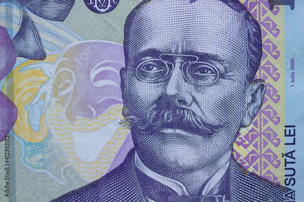 Obraz Romanian banknotes