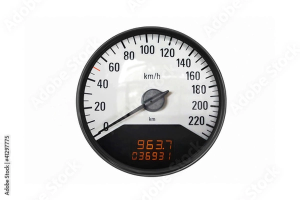 Obraz Black sport speedometer