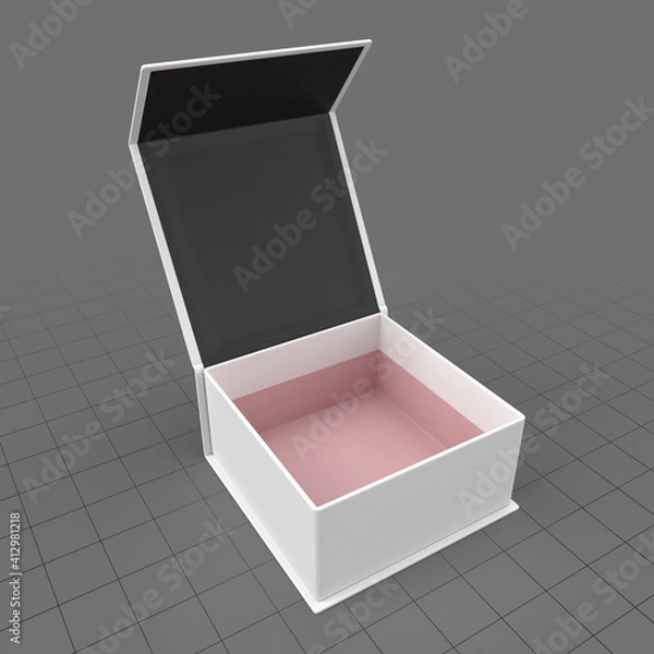 Obraz Open magnetic paper gift box 2