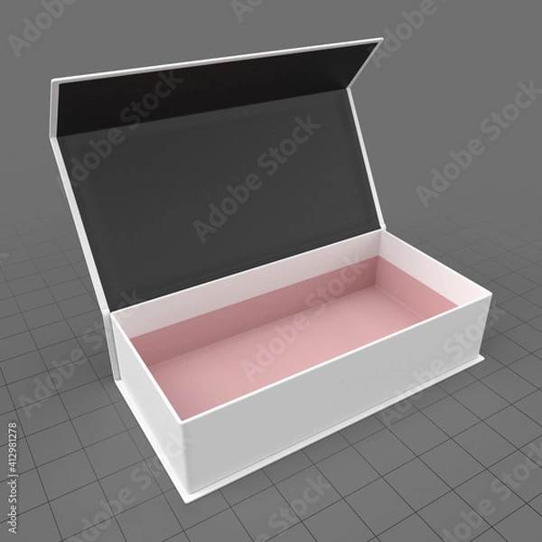 Obraz Open magnetic paper gift box 1