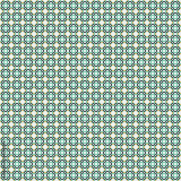 Fototapeta Abstract Cross Pattern generative computational art illustration