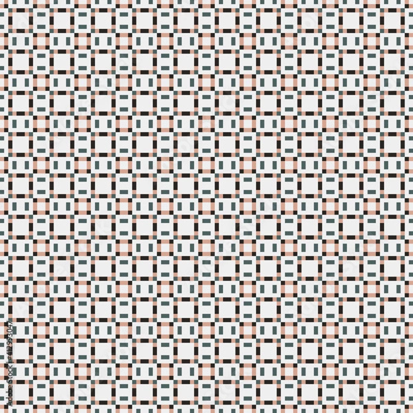 Obraz Abstract Cross Pattern generative computational art illustration