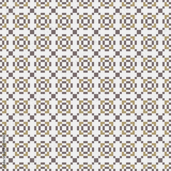 Fototapeta Abstract Cross Pattern generative computational art illustration