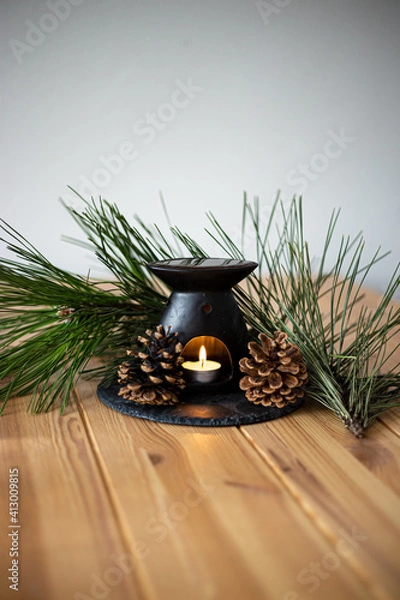 Fototapeta Kerze Hochformat