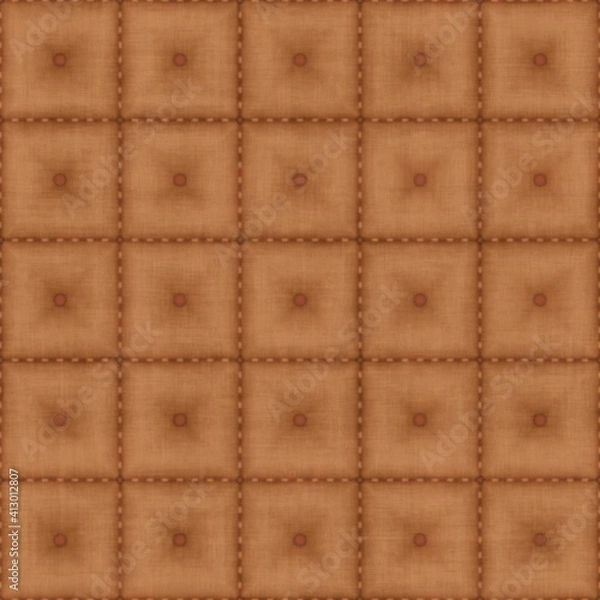 Obraz Fabric texture on sofa with buttons