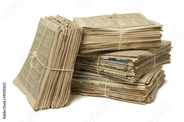 Obraz Pakiety gazet do recyklingu