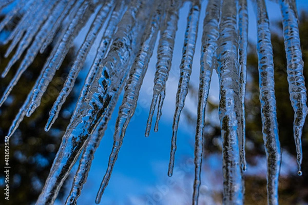 Obraz Icicles In Color