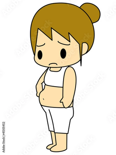 Obraz 太っている女性