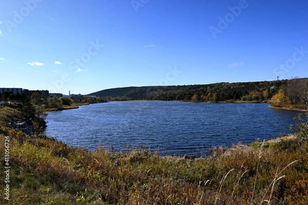 Obraz lake and mountains