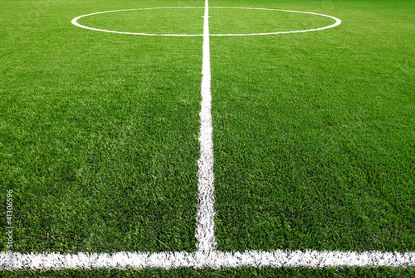 Fototapeta soccer field grass