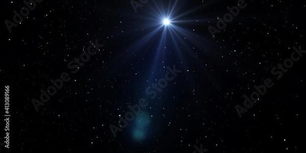 Fototapeta Light optical lens explosion effect. Sun light ray lens flare, colorful flare light beam explosion effect, abstract glowing light effect background.