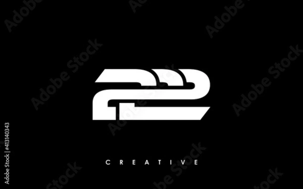 Obraz 222 Letter Initial Logo Design Template Vector Illustration