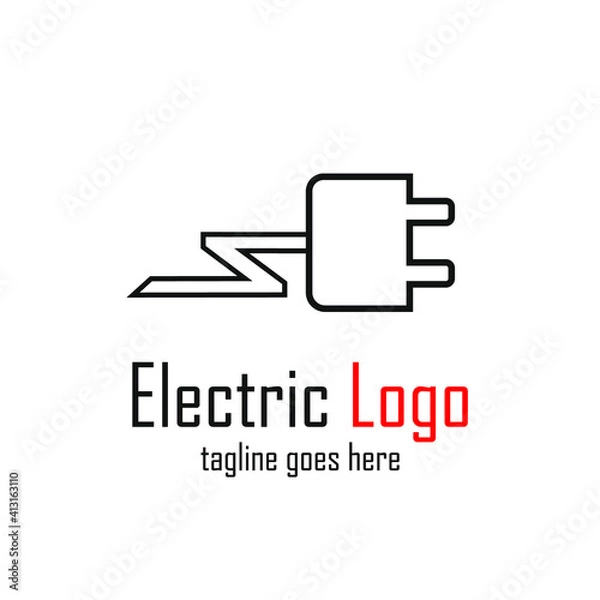 Fototapeta the logo image of a socket