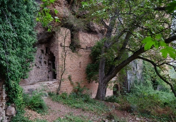 Fototapeta Castle in the forest in Castañares de Las Cuevas