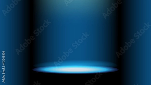 Obraz A beam in a blue background Business Presentation Vector Template Used For Decoration, Advertising Design, Website Or Publication, Banner And Poster, Cover And Brochure, Flyer