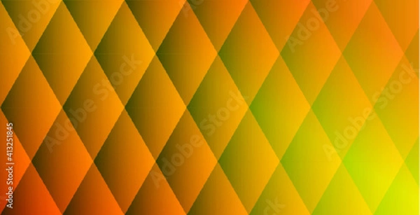 Obraz Yellow modern polygonan, geometric abstract, luxury background with copy space