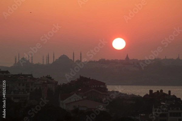 Obraz Sunset in Istanbul