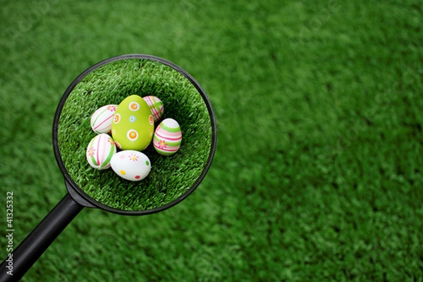 Obraz Found Easter eggs group