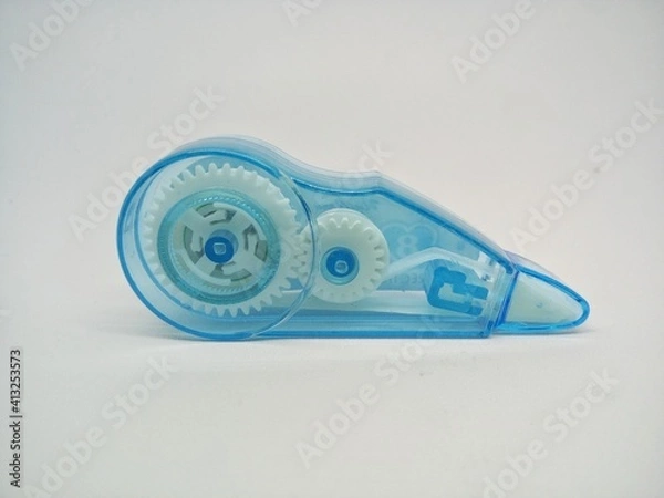 Fototapeta blue correction tape 