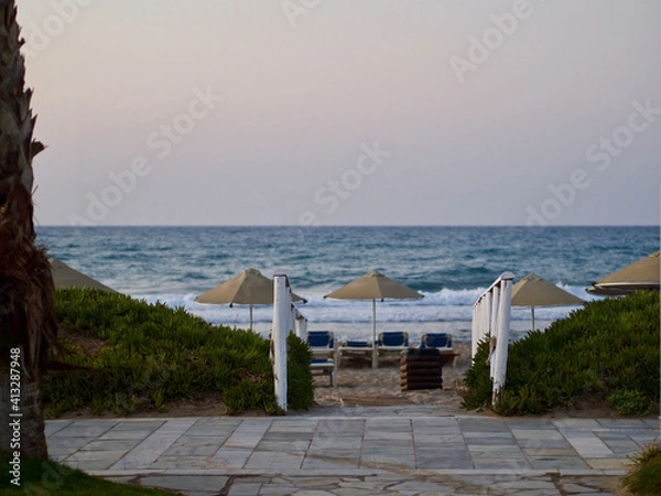 Fototapeta Strand- und Urlaubsidylle