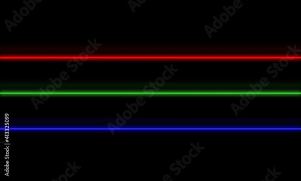 Fototapeta rgb glowing neon lines