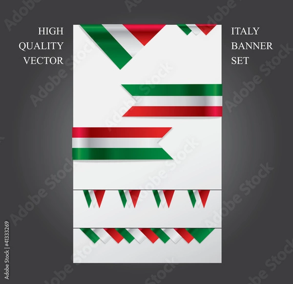 Obraz italy banner