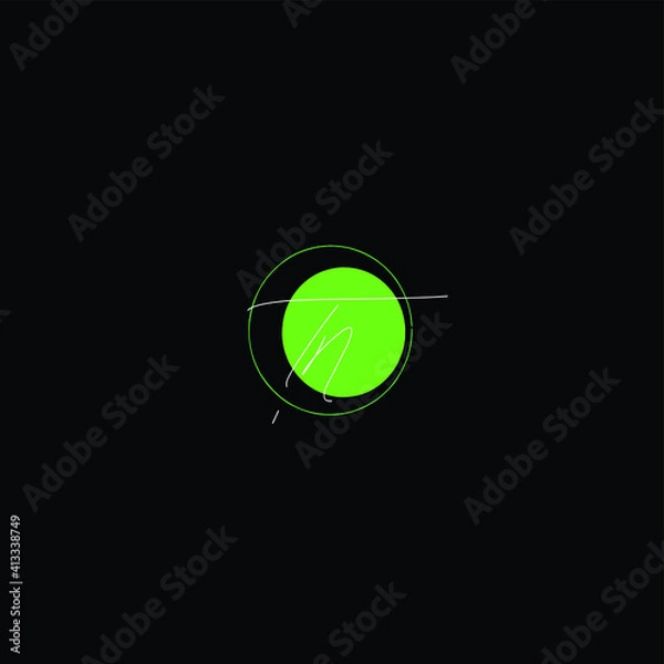 Obraz TN Initial Isolated Logo for Identity