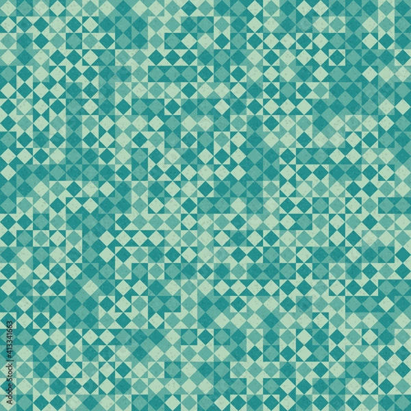 Fototapeta Abstract Geometric Pattern generative computational art illustration
