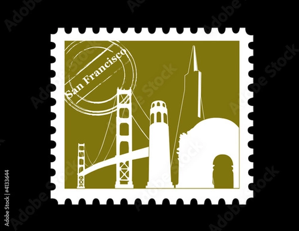 Obraz Stamp, San Francisco