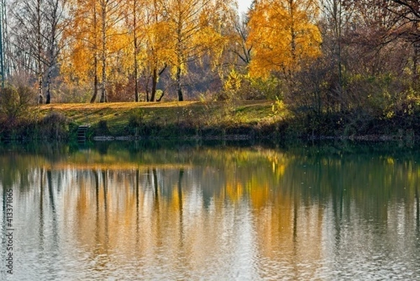 Obraz herbstliches spiegelbild