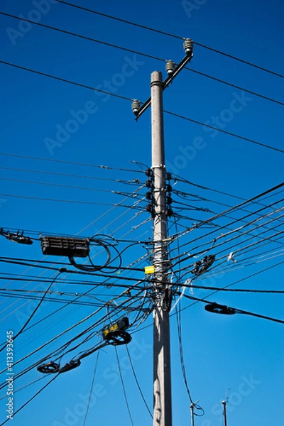 Obraz Poste de electricidad