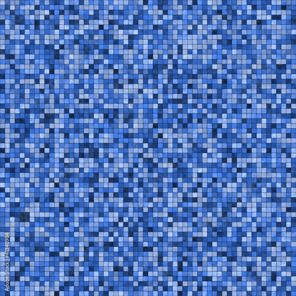 Fototapeta mosaic blue background