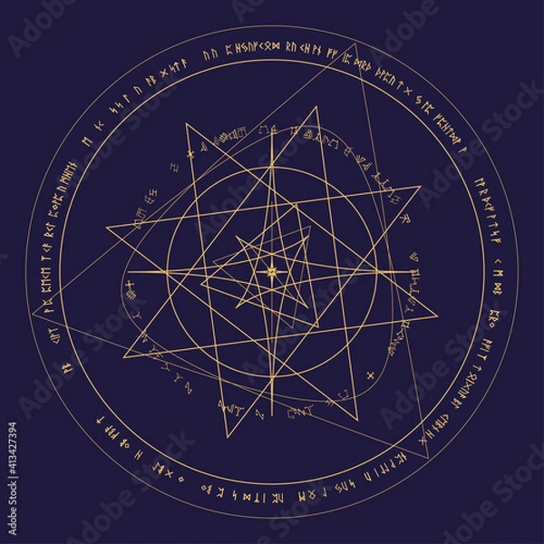 Fototapeta Magic Circle